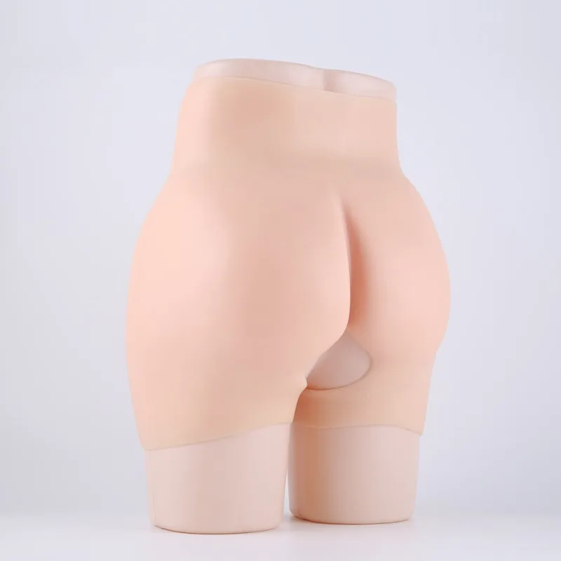 2700g Open End Silicone Buttocks Pants CD Cross Dressing with Raised Buttocks Thickening 2cm