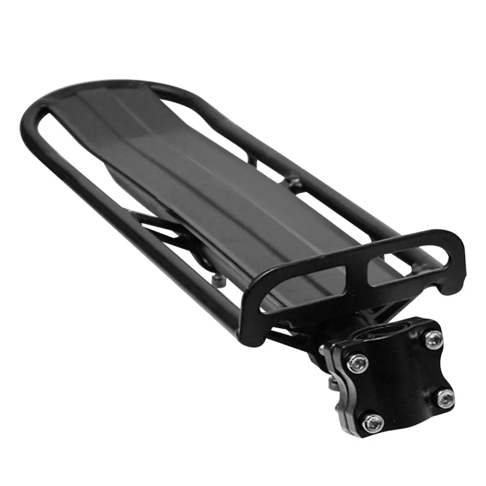 

Bicycle Luggage Carrier Aluminum Alloy Cycling Cargo Rear Shelf Load 10kg Bike Frame Rear Seat Post Rack for Mountain Bike
