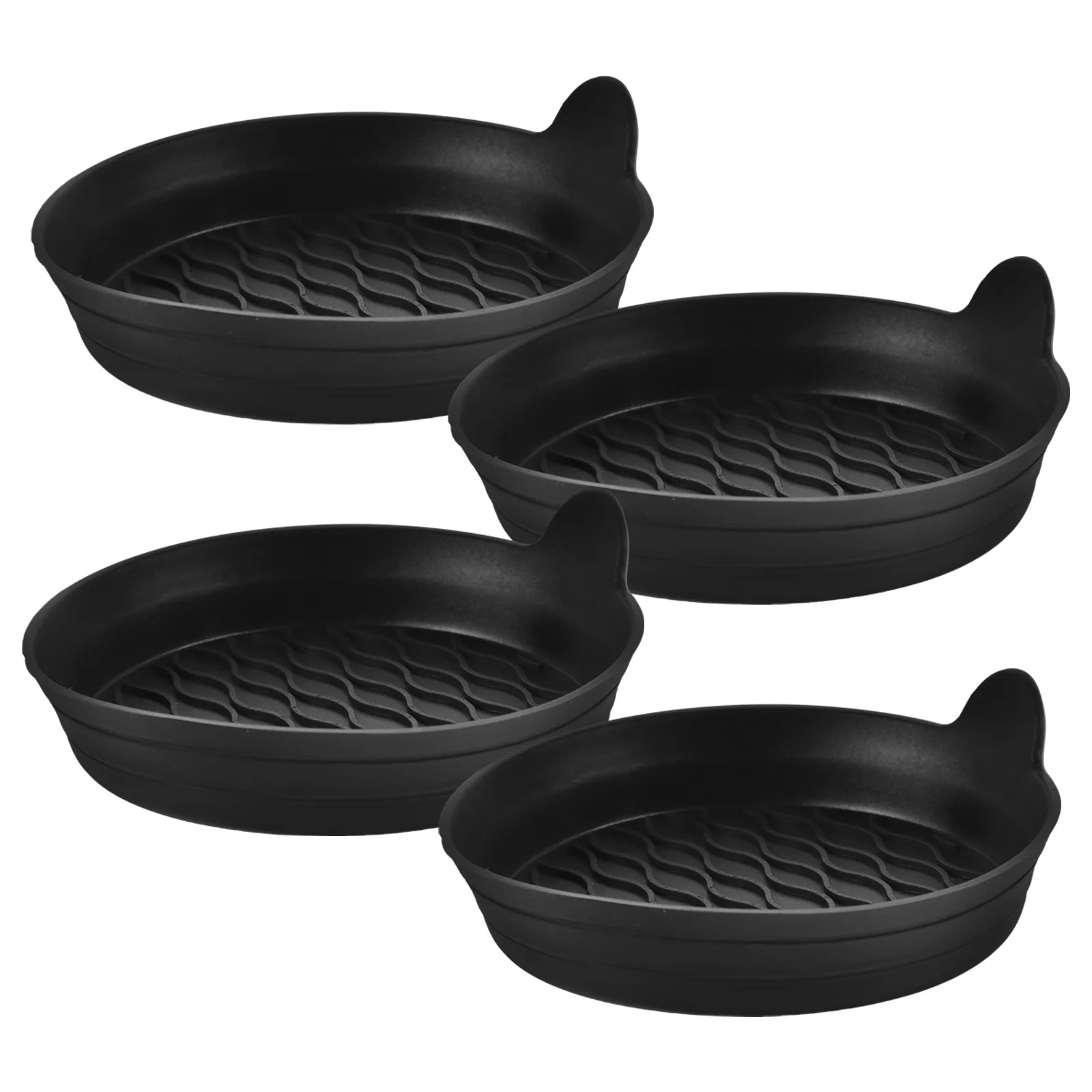 

4pcs Car Cup Holder Placemat Silicone Anti-Slip Drink Mat Reusable Heat Resistant Coaster Cup Pad Insulation Mat Decorations For