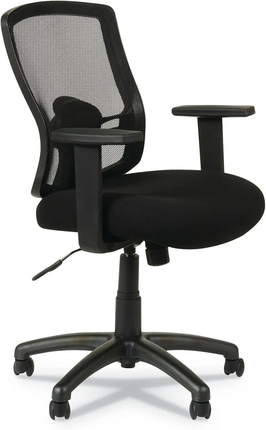 Office Use, General Material, Black, Mid-Back Office Desk Chair