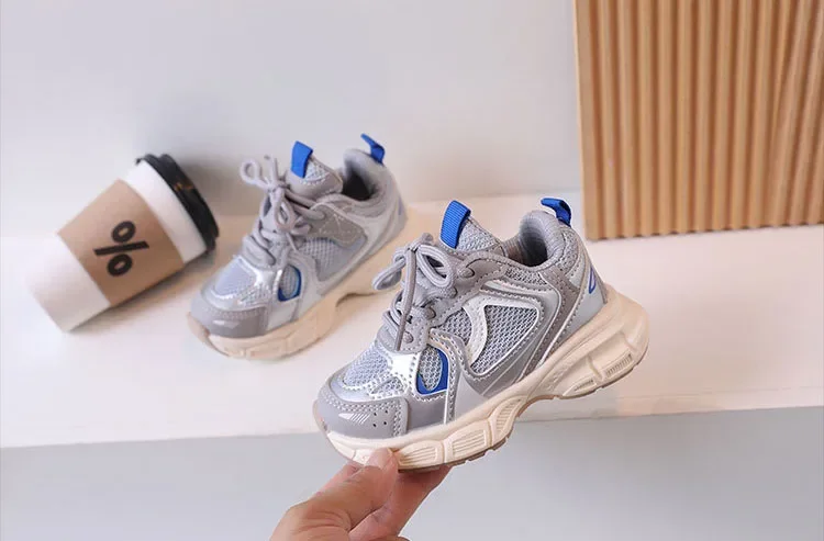 Unisex Kinderschuhe Kinder-Sneaker Baby Jungen Sneaker Mädchen Schuhe Klobige Sport-Tennisschuhe Lässige Flache Schuhe Kinder Kleinkind Fußbekleidung Herbst – Detail 7