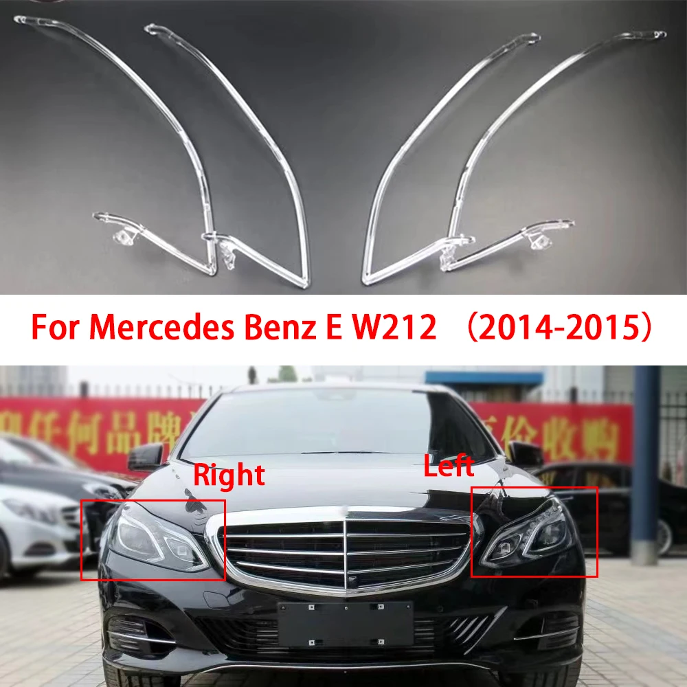 

For Mercedes Benz E W212 2014 2015 DRL Car Headlight Light Guide Plate Daytime Running Tube Strip Lights Car Accessories