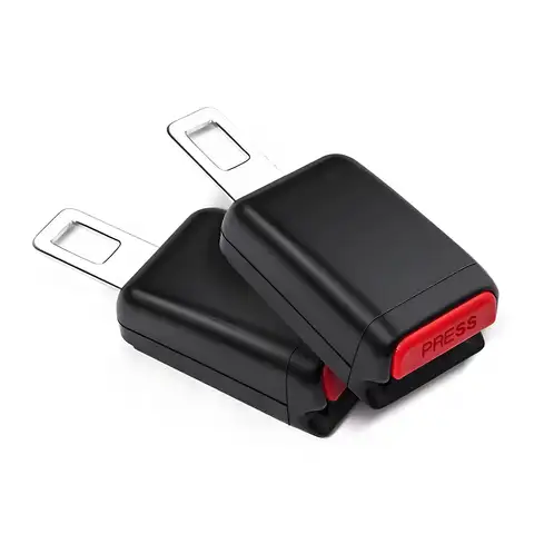 2pcs 12CM Car Seatbelt Extender UK, Universal Easy-Fit for Cars & Lorries, ABS Plastic Comfort Accessory for Adults/Plus-Size/Pr