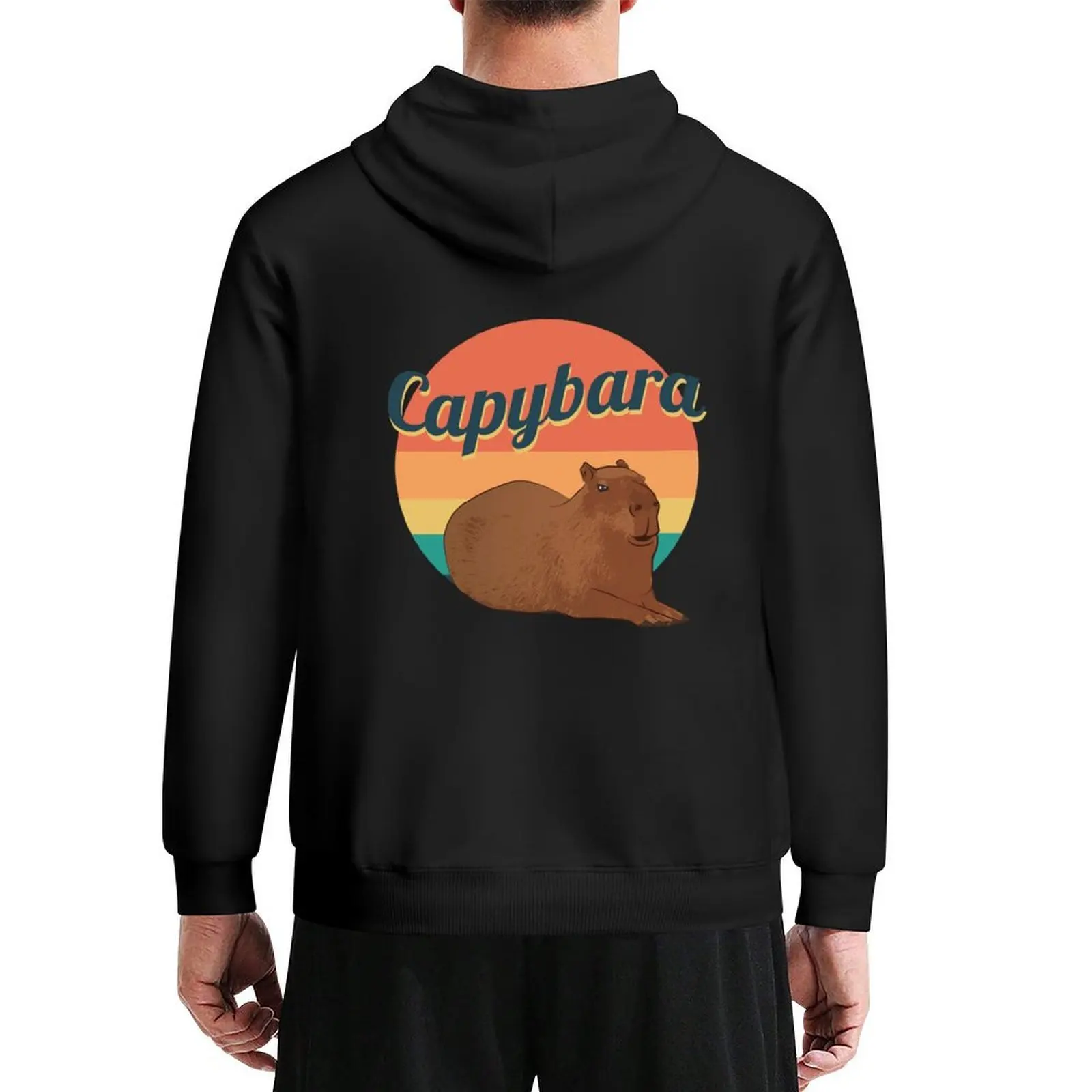 

Capybara Hoodie graphic t shirts men mens clothes anime clothes autumn new products new features of hoodies & sweatshirts