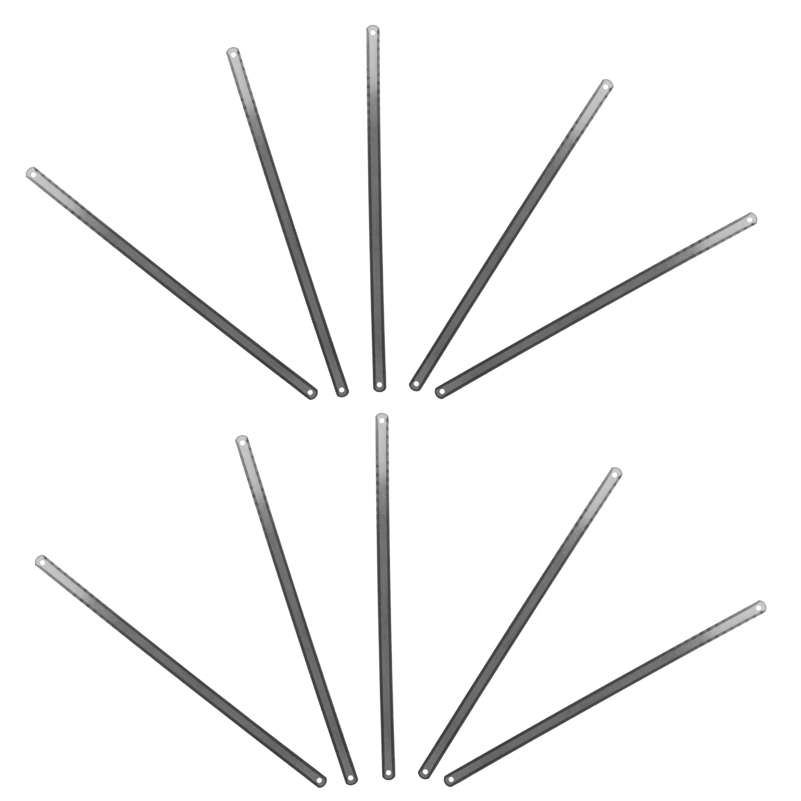 

25pcs Double Sided Tooth Hacksaw Blades Carbon Steel Cut Blades for Woodworking Metal Processing H Tools Lightweight Portable