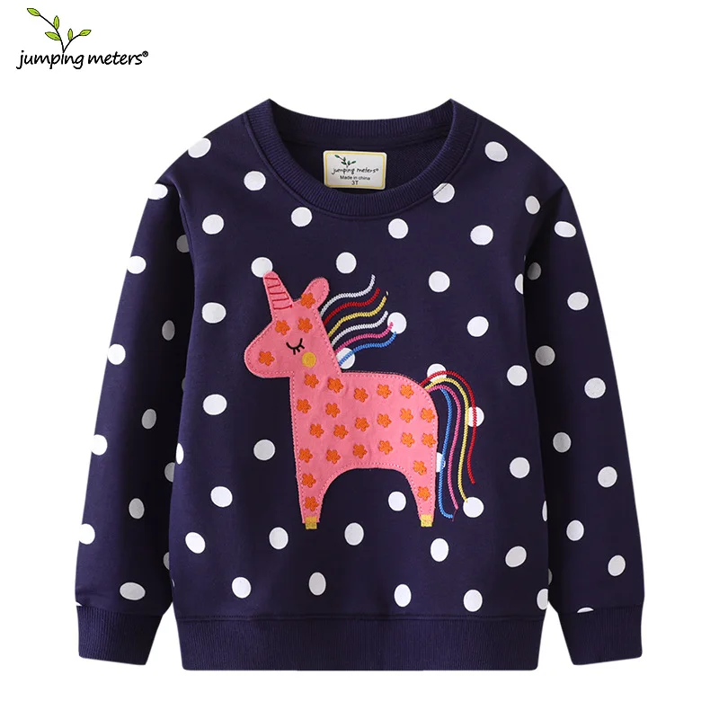 

Girls' Autumn Tops2025Spring and Autumn New Style Baby Girl Pullover Unicorn Sweatshirt Wholesale