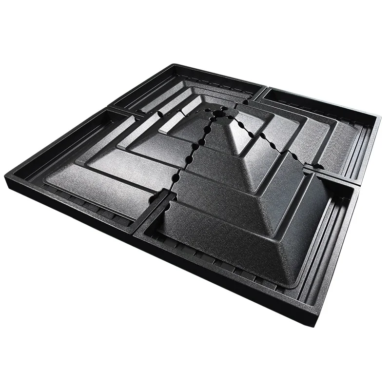 

Supermarket fruit pile head fake bottom vegetable display rack fresh bevel trapezoidal display cabinet plastic push head display