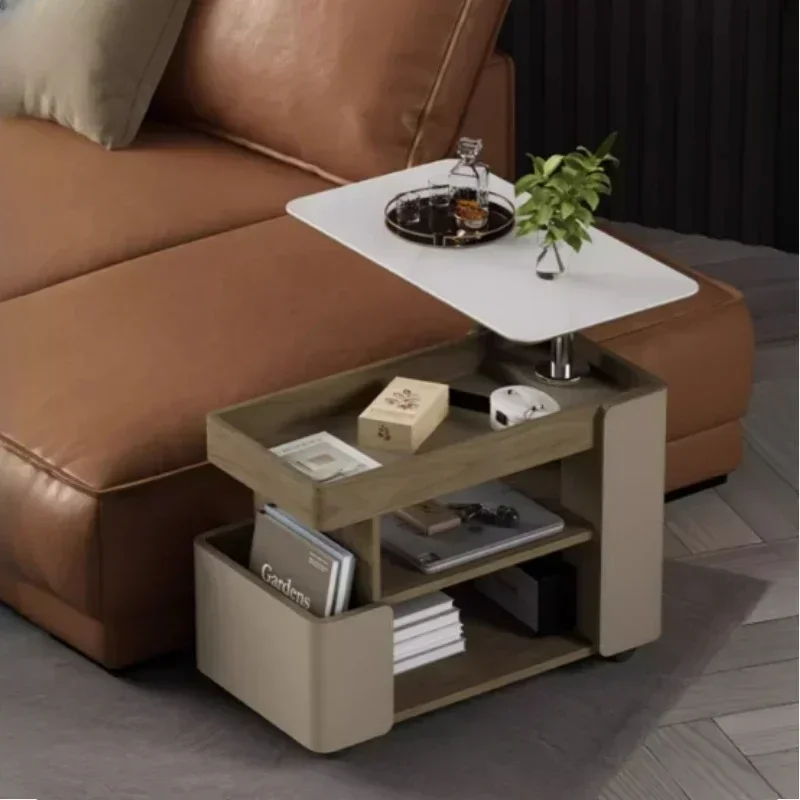 Easy To Use Extendable Storage Coffee Table Elevator Adjustable Room Nordic Side Table Designer Space Saving Mesa Centro Salon F