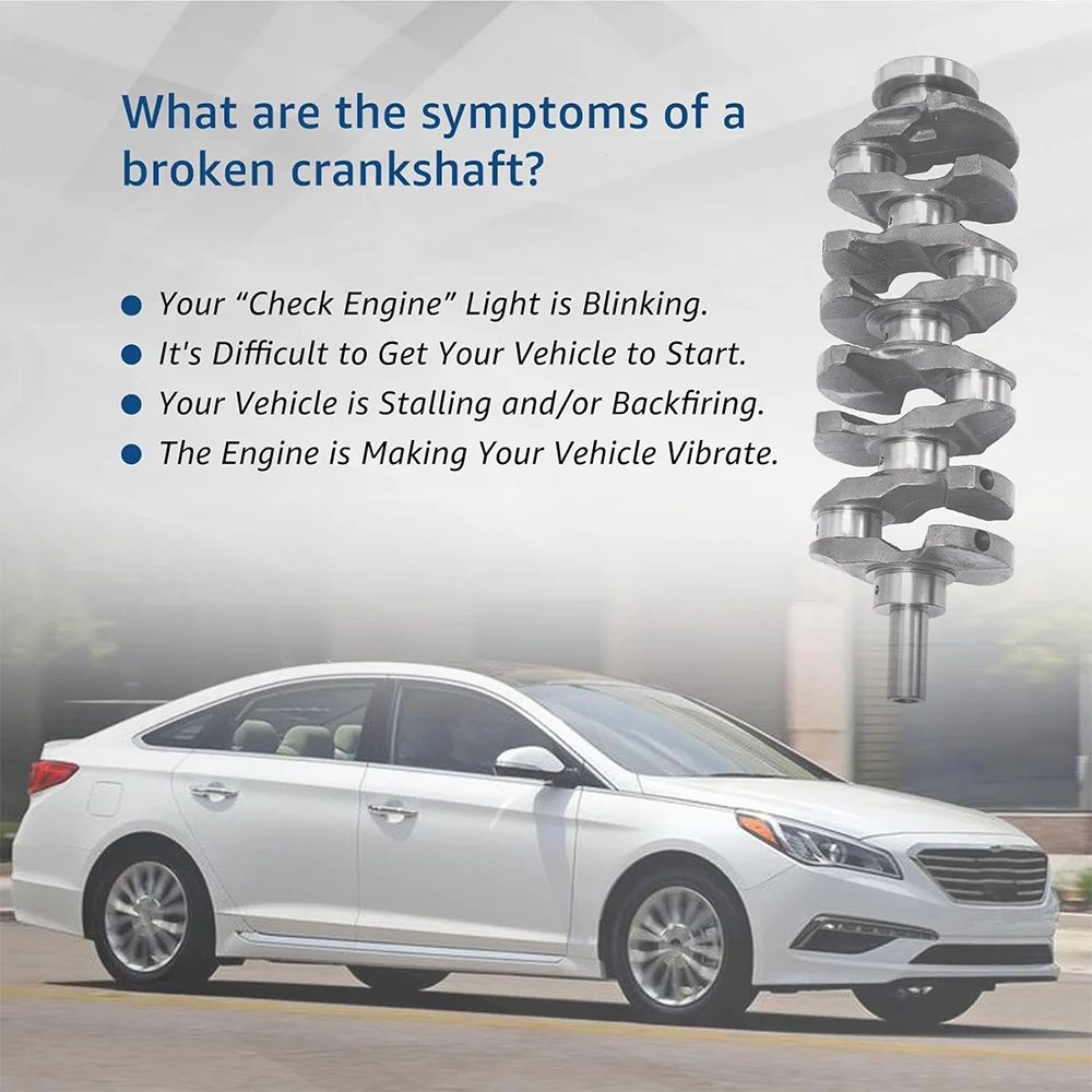 G4KE محرك العمود المرفقي لشركة هيونداي جراندور ix35 سانتا كيا أوبتيما سورينتو 2.4L 2.4 لتر T L4 الغاز 2009-2020 23111-2G200 MVD35102