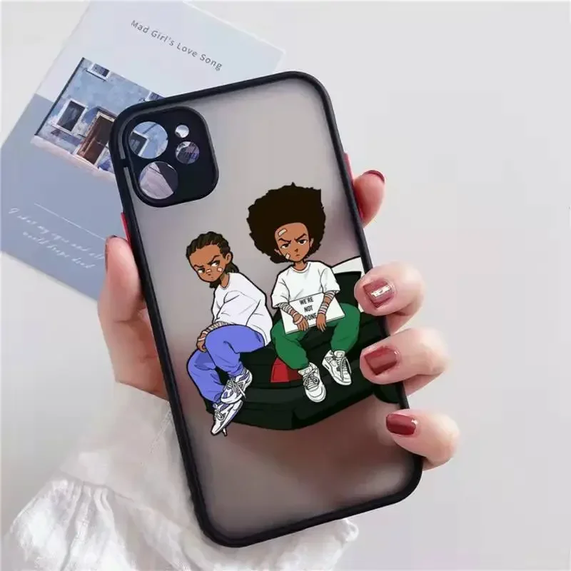 The Boondocks Phone Case matte transparent For iphone 14 11 12 13 plus mini pro max