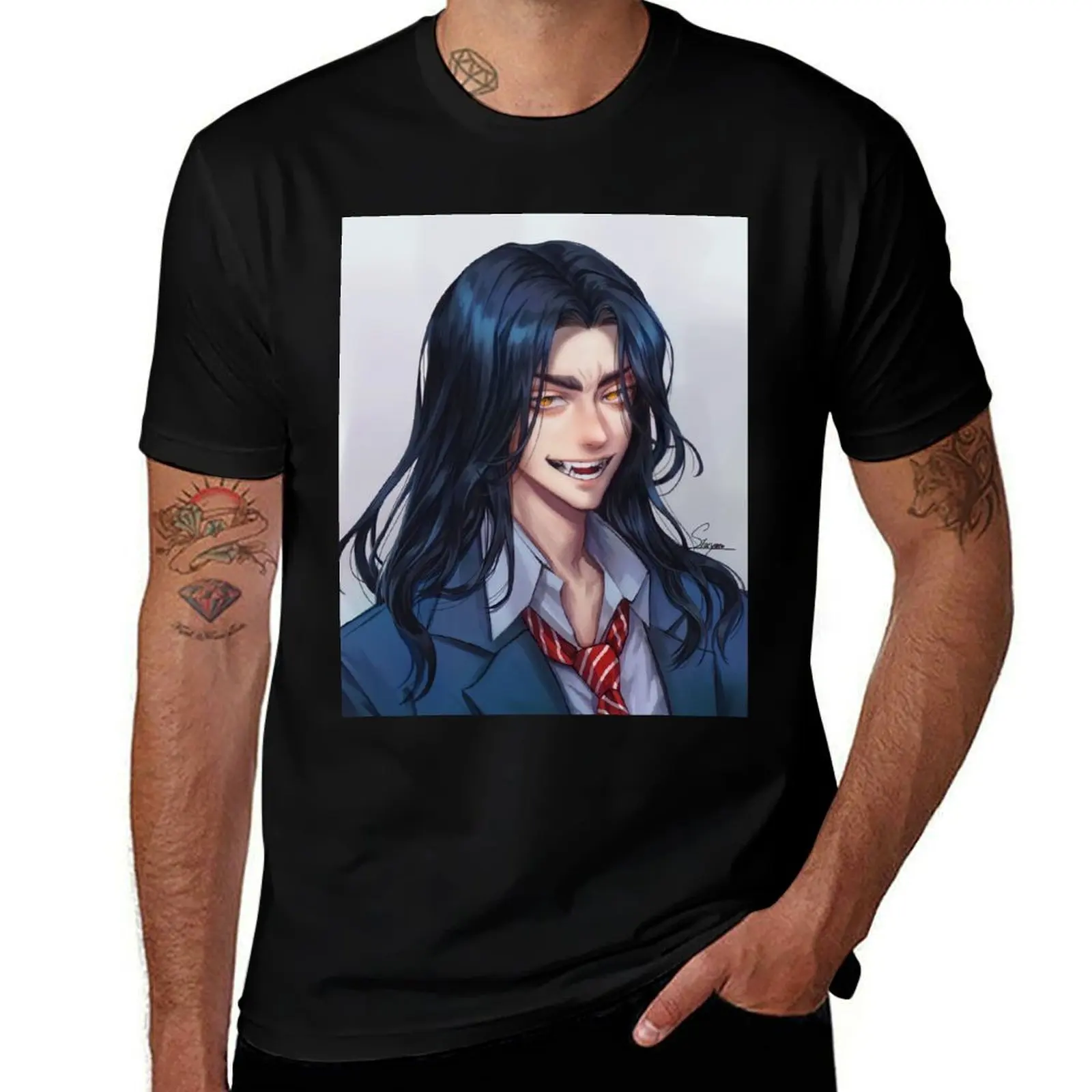 Baji kisuke T-Shirt Large Size Casual Tee Shirt