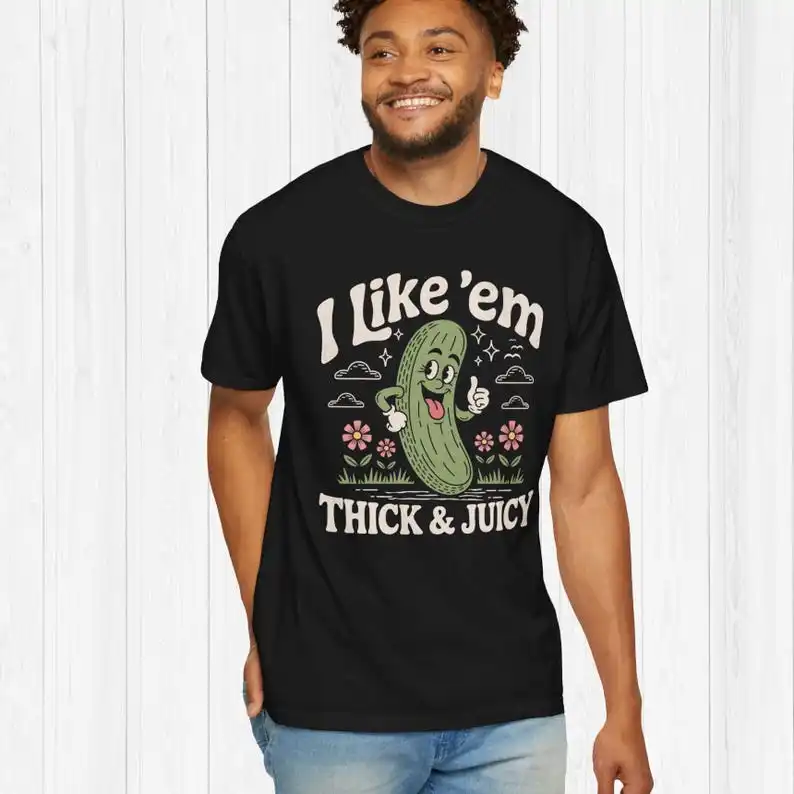 Funny Pickle Shirt T-shirt Adult Humor Gifts Inappropriate Shirts Gag Gift Exchange Pickle Meme Tee Raunchy Joke