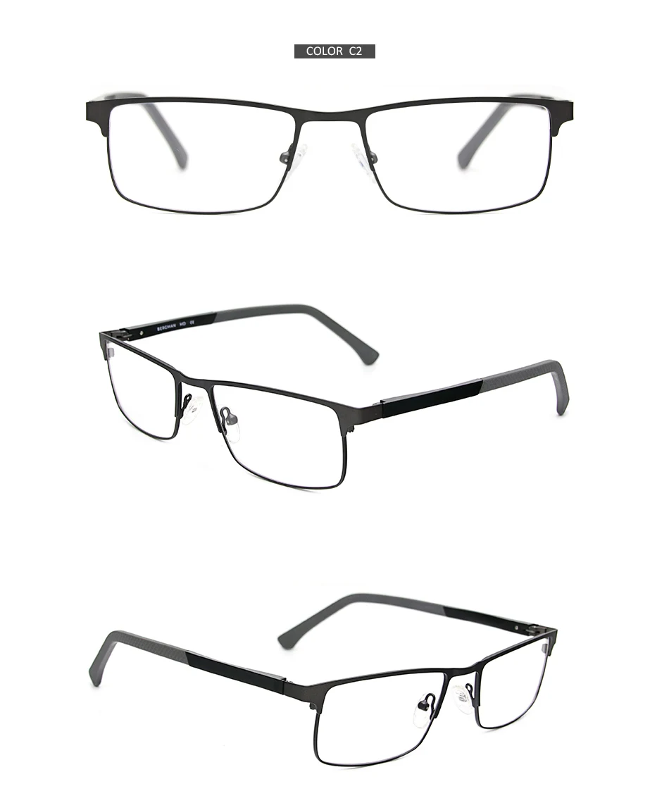 X110 Metall 2 in 1 neuen Stil Magnet clip auf Brille Rahmen polarisierte Sonnenbrille für Männer optische Computer brille uv400 – Detail 8