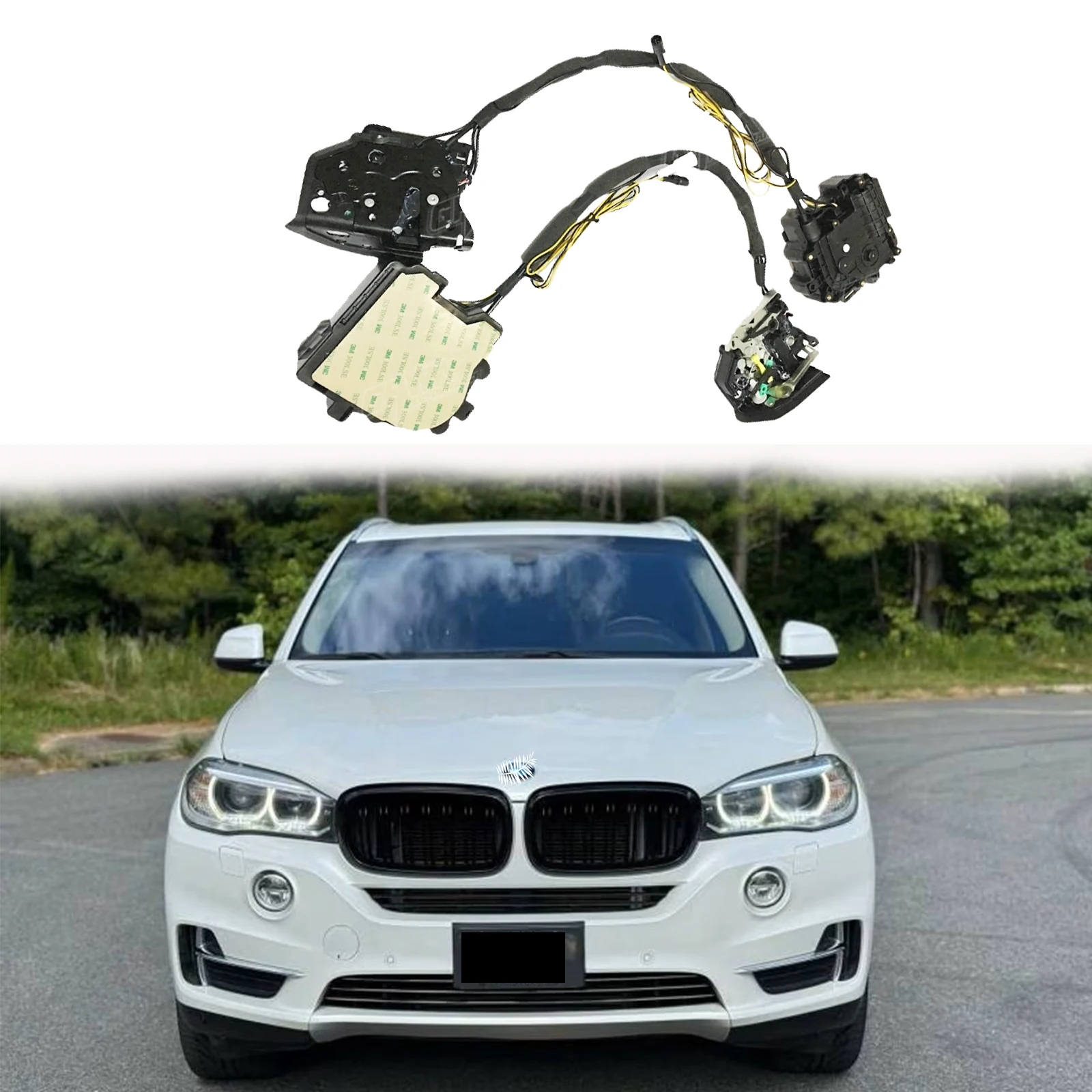 

for BMW X3 IX3 X4 X5 X5LX6 X7 2018+ Car Soft Close Door Latch Pass Lock Actuator Auto Electric Absorption Suction Silence Closer