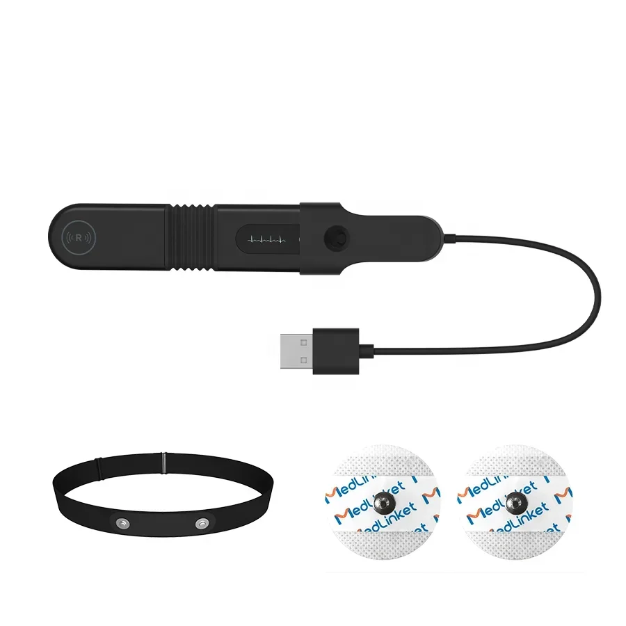 AI-ECG-Analysesoftware Tragbarer Bluetooth-ECG-Recorder 24/72 Stunden dynamischer Echtzeit-ECG-Monitor mit APP