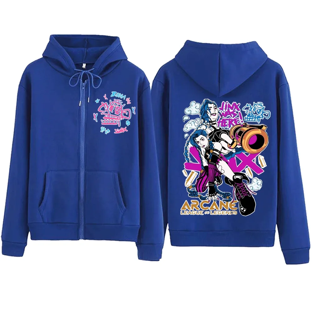 2025 نمط لعبة رائع مطبوعة زيبر هوديي ملابس رياضية رجالية ملابس الشارع عادية قلنسوة بسحاب #5