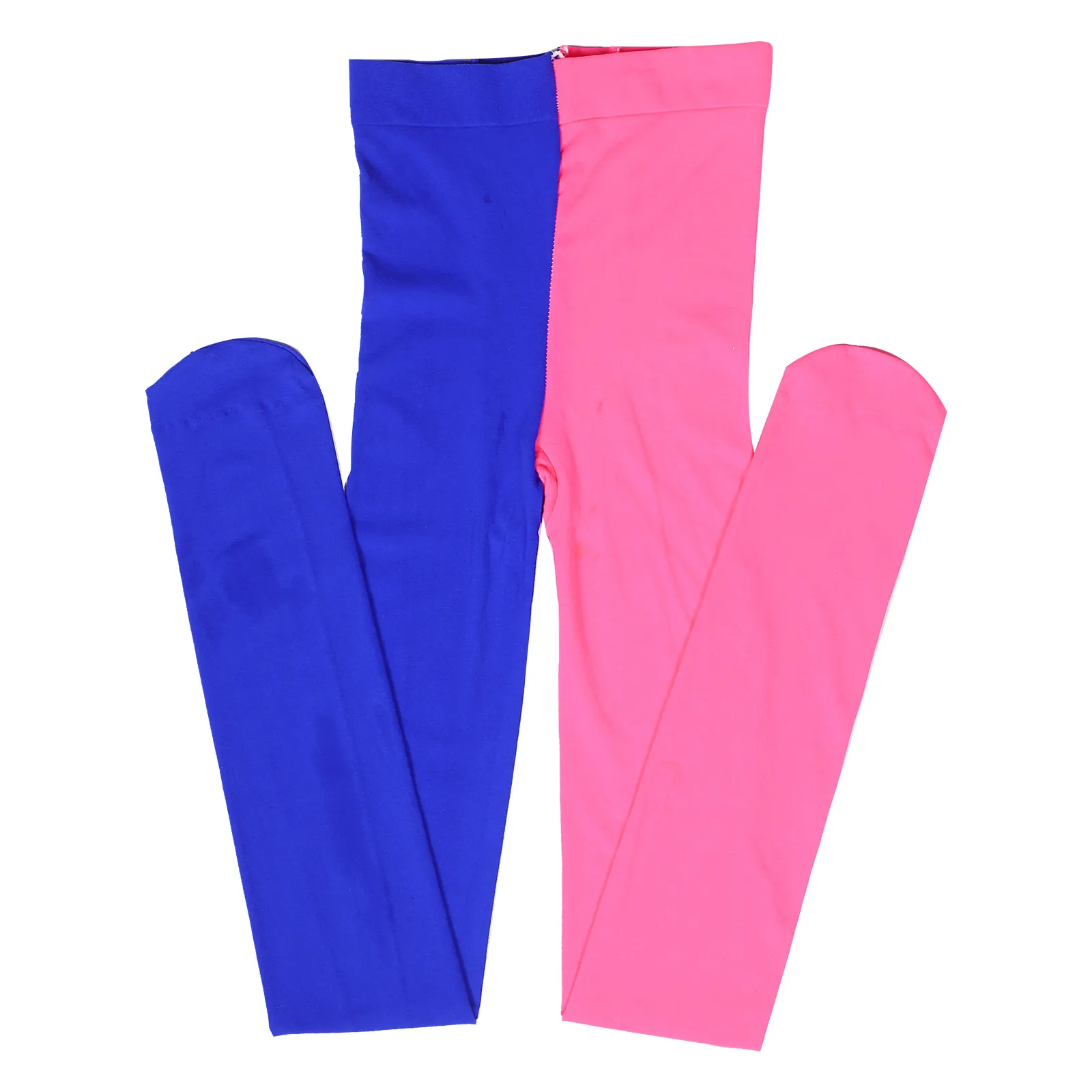 

Two Color Asymmetrical Stockings Women Elastic Tights Soft Leg Finished Precise Design Slipping Prevention Silk for Women