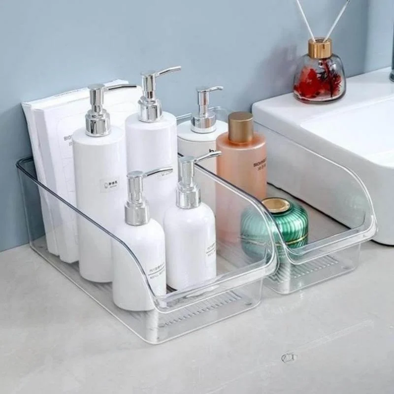 Japanese Style Refrigerator Storage Box Organizer Drawer Type Freezer Special Kitchen Slanted Mouth Rectangular Storage Basket