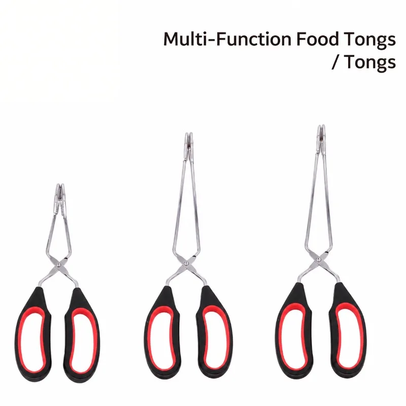 Multifunctional Serving Plier Extra Long Firewood Grabber Heatproof Bread Lifter Outdoor Campfire Coal Handler Barbecue