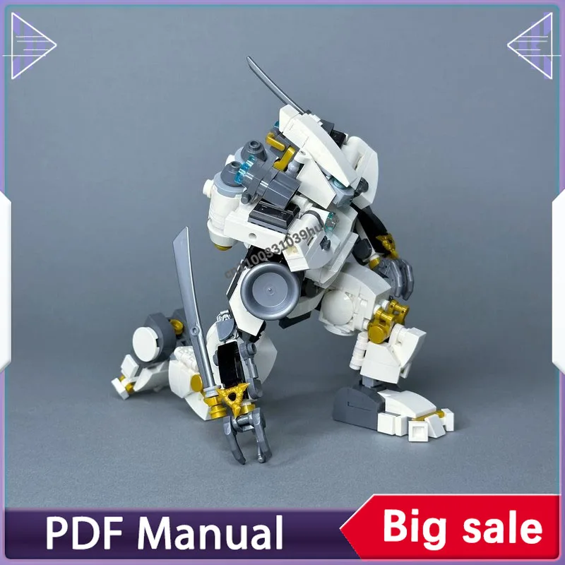 Zestaw klocków Ice Mech figurki akcesoria dekoracja dla dorosłych cegły dekoracja prezent na Boże Narodzenie