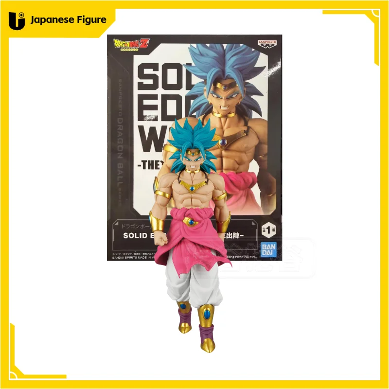 

In Stock Original BANPRESTO Dragon Ball Z Solid Edge Works Broly Anime Action Figures Model Toys Gifts Children JP Figure Store