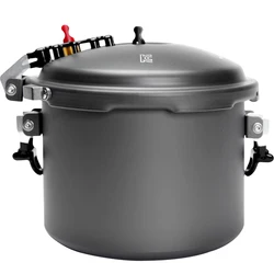 Mini Pressure cooker portable aluminum soup pot  Picnic outdoor travel hiking pan non-stick pan cooking tool gas stove cooker