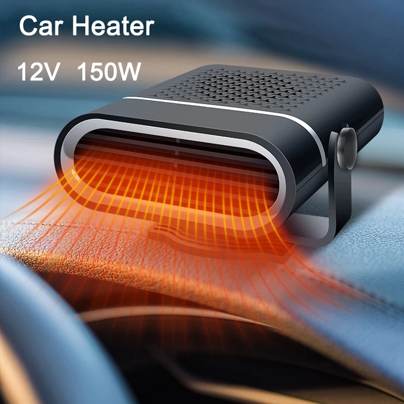 

Car Heater 12V 150W Portable Auto Heater Fan 2 IN 1 Cooling Heating Auto Windshield Defroster Defogging Demister For Cars Trucks