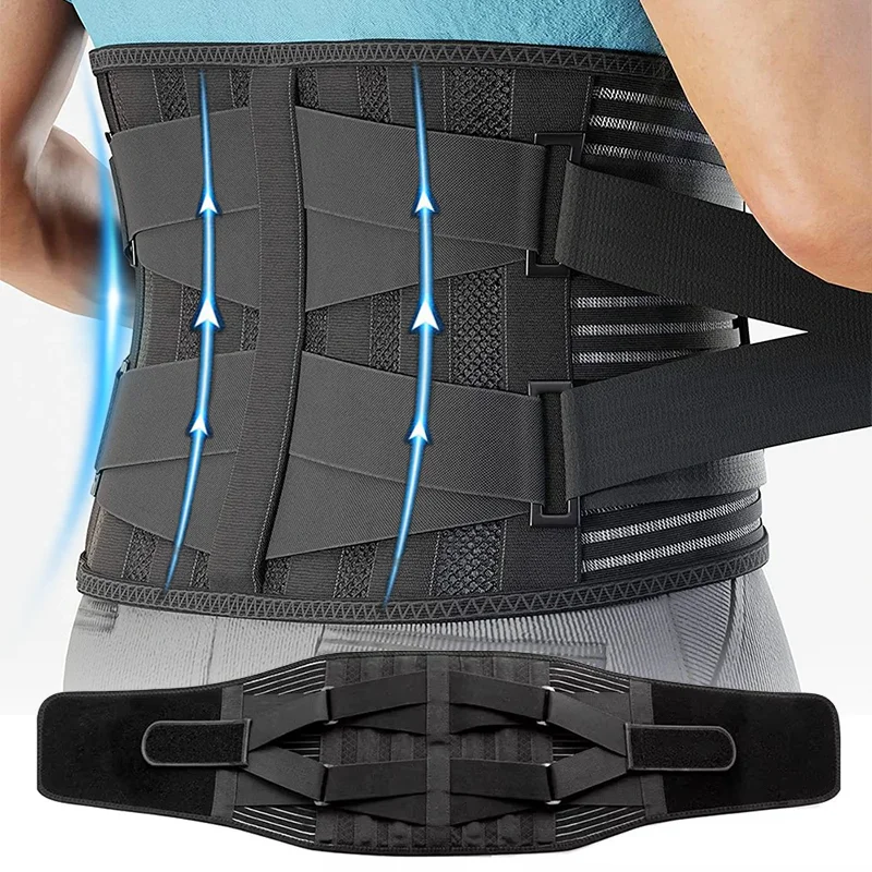 

Back Brace for Lower Back Pain,Lumbar Support for Heavy Lifting Men Women,Breathable Waist Support Relief Sciatica,Herniated Dis
