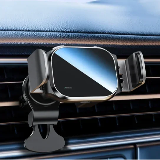 Mobile Phone Holder Stand Strong Magnetic Adsorption Car Mobile Phone Holder With Wireless Charging Function