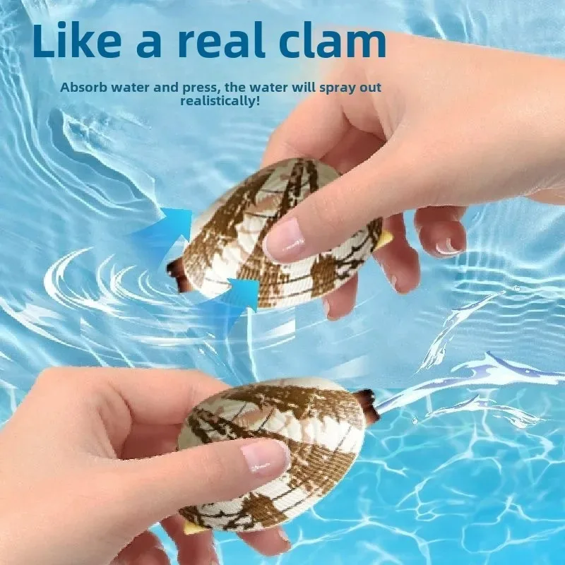5/10PCSMini น้ําพ่น Clam Shell ของเล่นสําหรับชาย-จําลองน้ําปืน Prank ของเล่นฤดูร้อนเล่นกลางแจ้งเด็ก Shell เกม