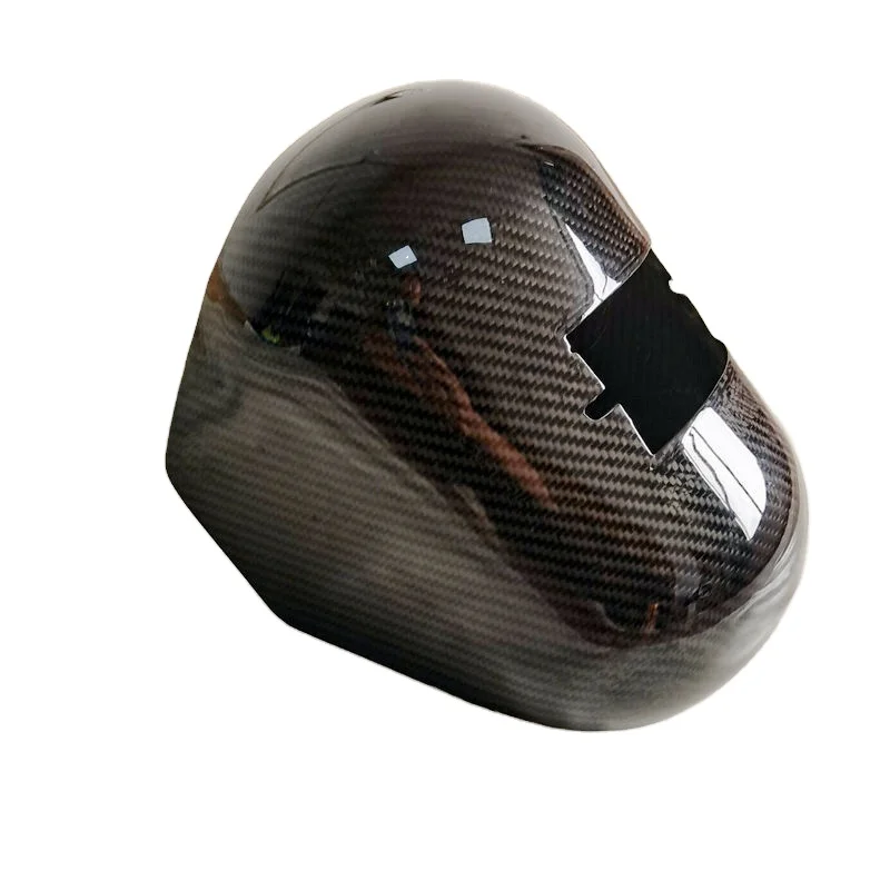 High Strength Carbon Fiber Welded Helmet Mask - Heavy Duty Industrial Fire Shield for High Strength Welding