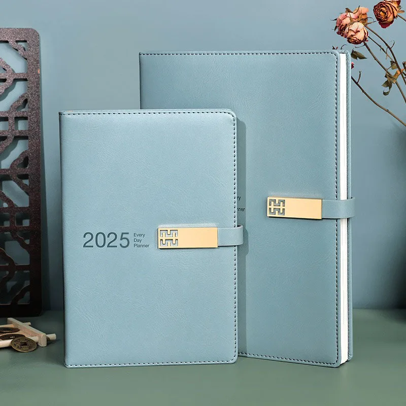 2025 Schedule Notebook Cardboard A5 Notebook A4 Calendar Notebook Schedule One Day Page Time Management Business Diary book