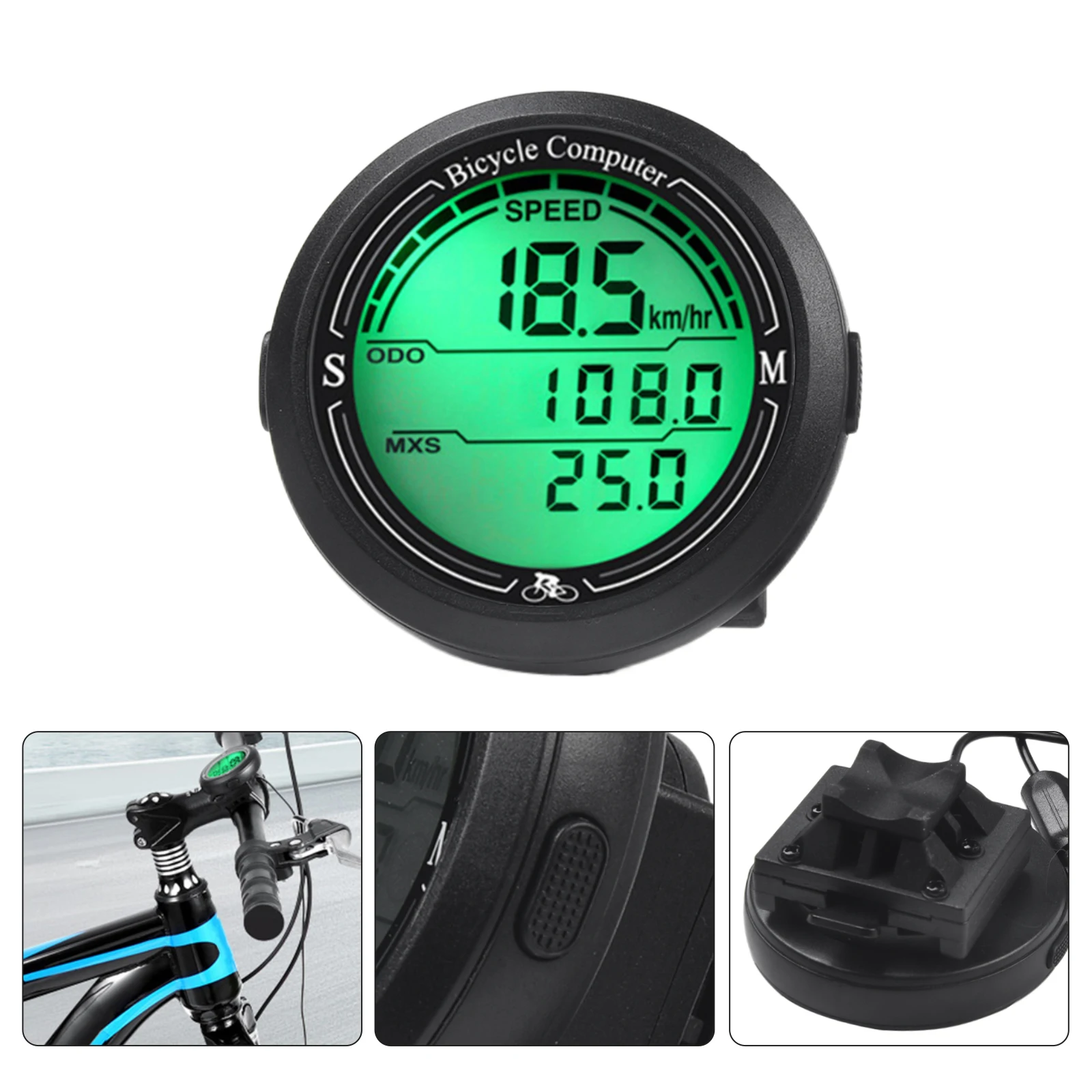 1 مجموعة لاسلكية GPS دراجة الكمبيوتر في الهواء الطلق الدراجات اللاسلكية مقاوم للماء GPS دراجة الكمبيوتر مقاوم للماء MTB دراجة عداد السرعة #5