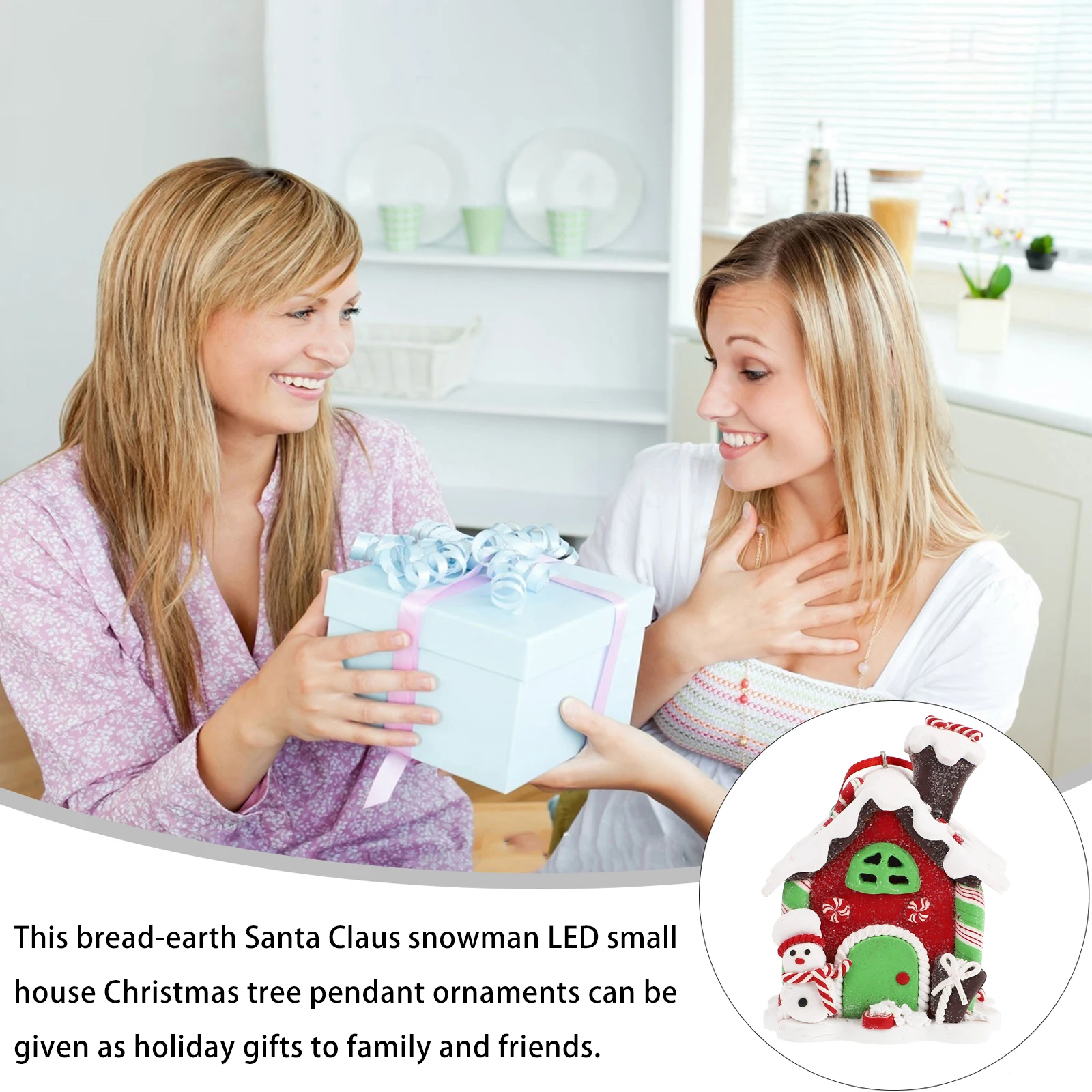 

Christmas Snowman Decorations Festive Hanging Mini House nament Party Pendant Home Decor Christmas