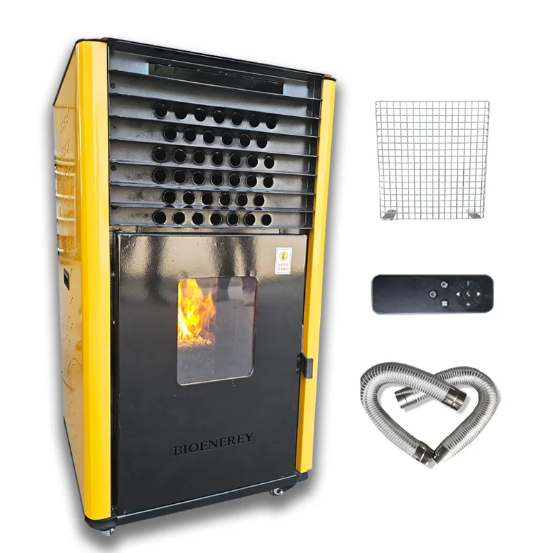 Home Use OEM Pellet Stove with Wood Stove Remote Controller Trending Products New Arrivals Smoke Extractor for Comfortable
