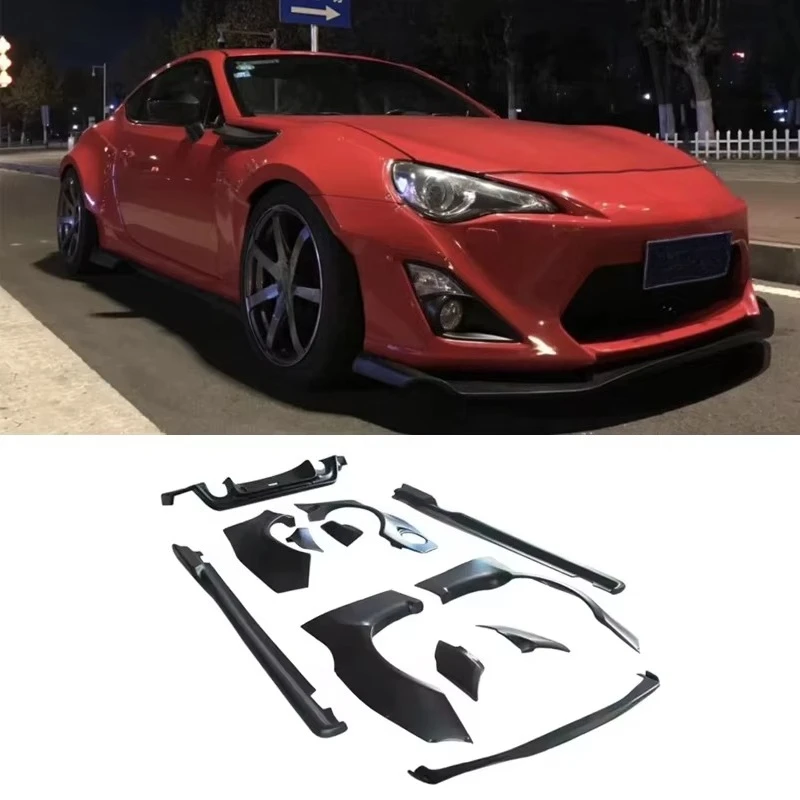 

OEM Wide Body Kit Front Lip Diffuser Side Skirts for GT86 2013-2015