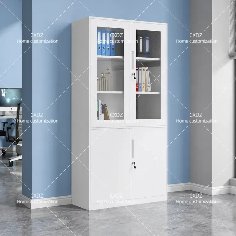 Steel File Cabinet Iron Sheet Data Storage Locker for Documents Certificates Financial Records Thin Edge Design Easy Assembly