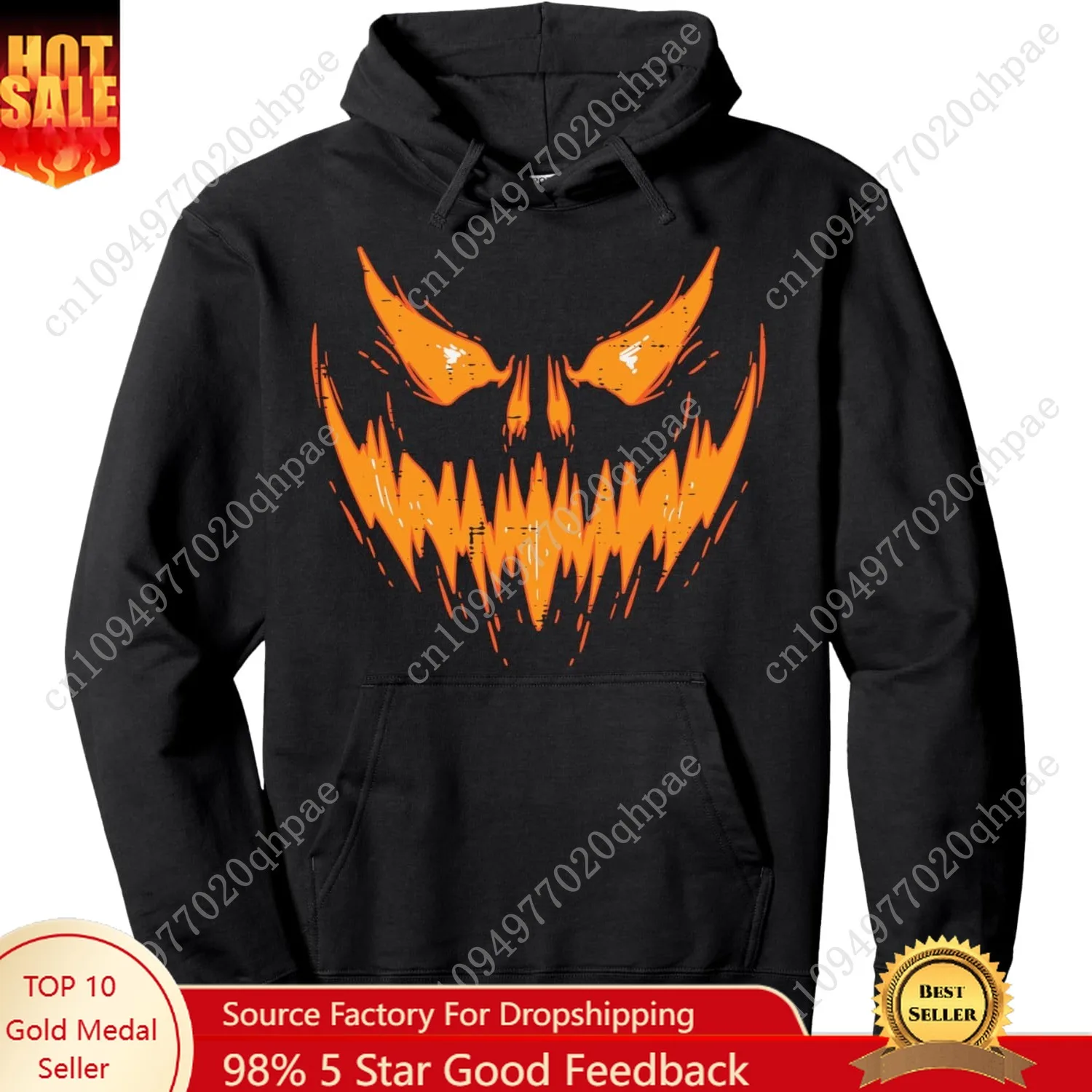 Страшный жуткий Джек О Фонарь Лицо