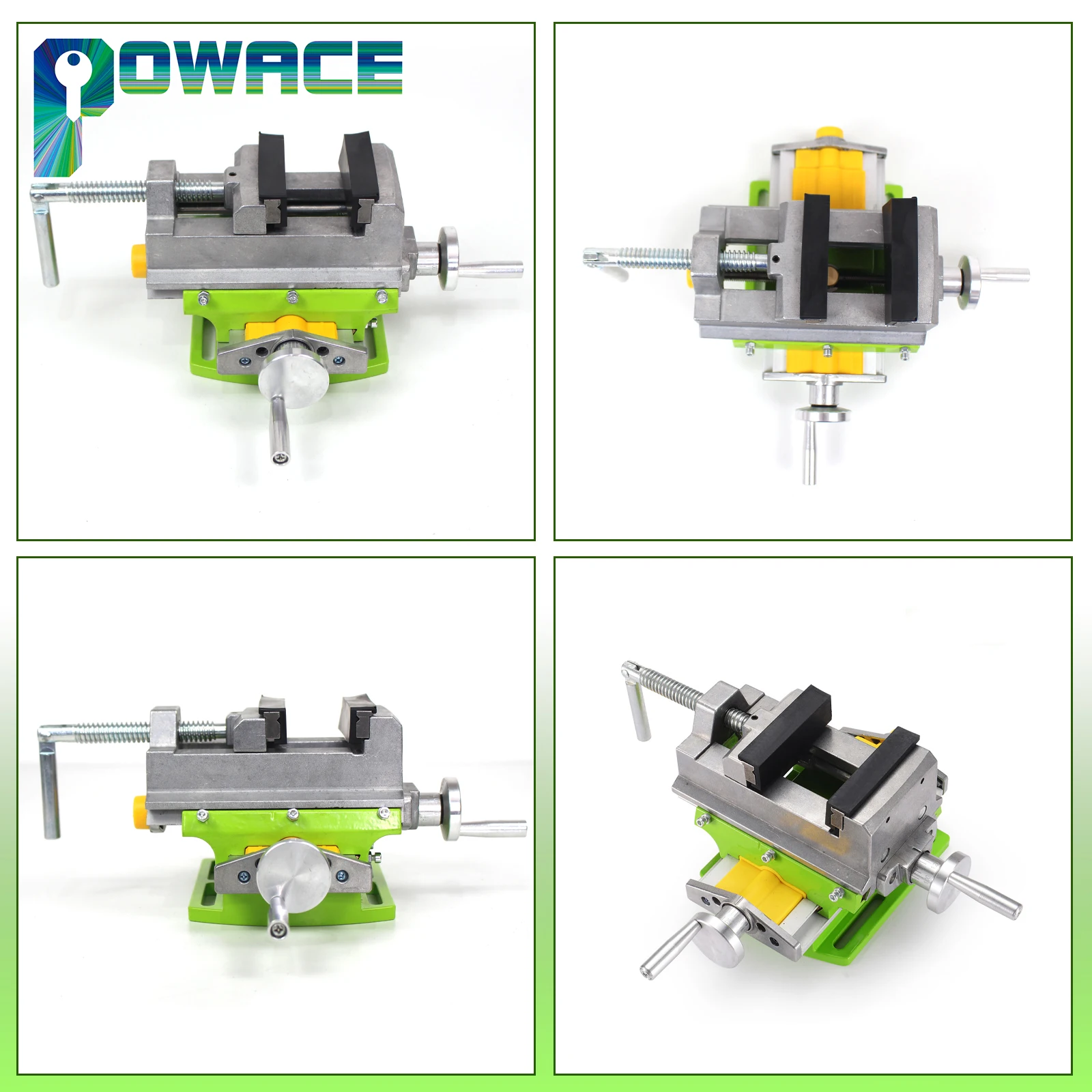 Étau à glissière transversale de 3 po pour moulin et perceuse presse, étau plat coulissant en croix de 3 po, alliage d'aluminium à 2 voies de mouvement X-Y établi composé