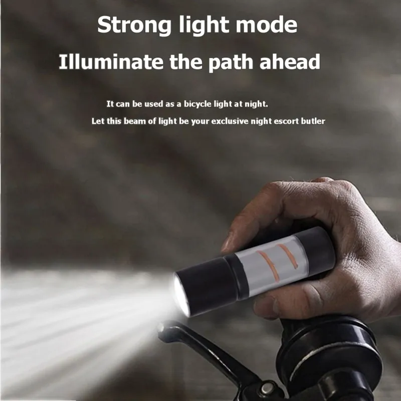 Portable, Lightweight Mini LED Flashlight With Integrated Light Strip Perfect For Outdoor Activity Adventures