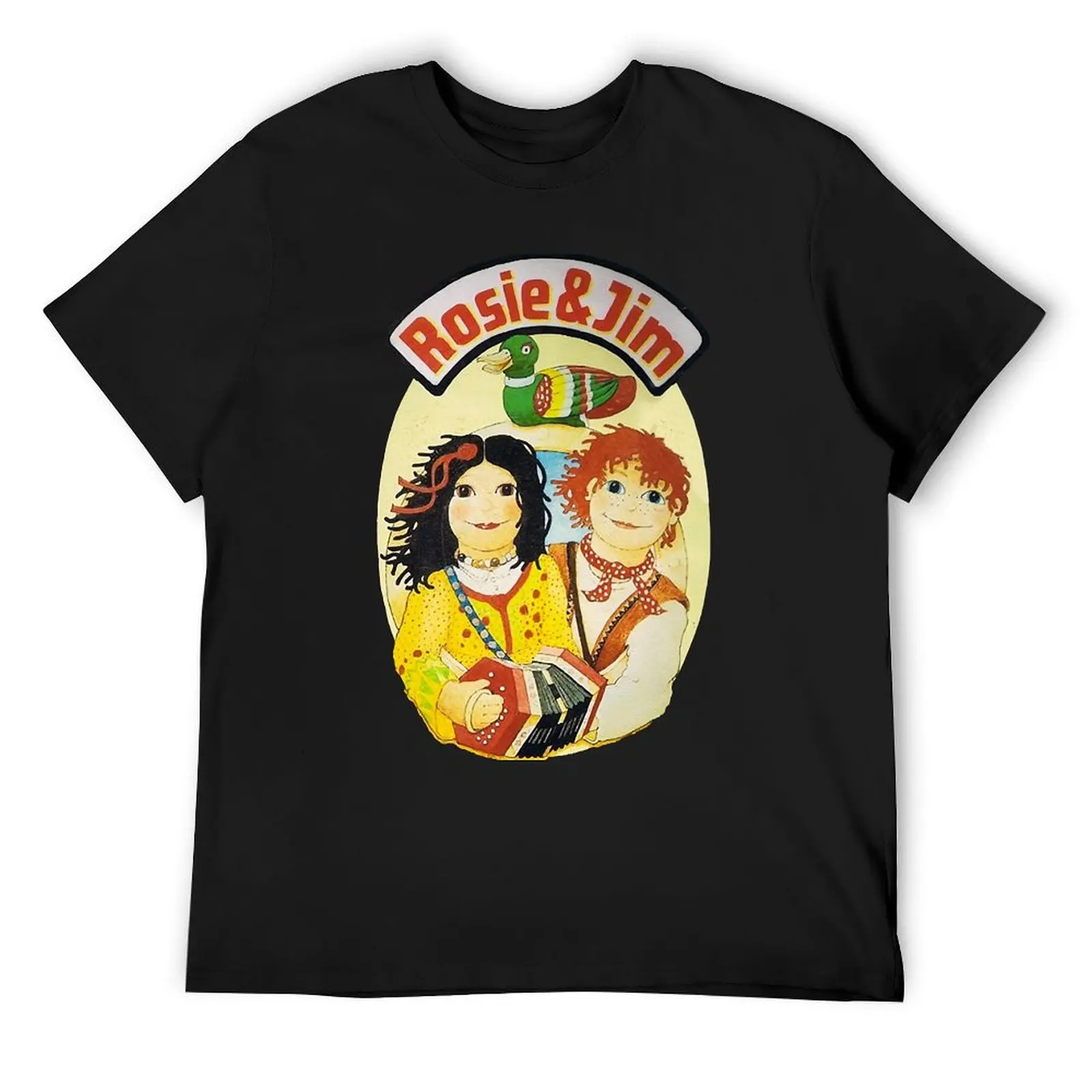 

Rosie and Jim rag dolls T-Shirt korean fashion luxury t-shirt vintage Short sleeve tee men