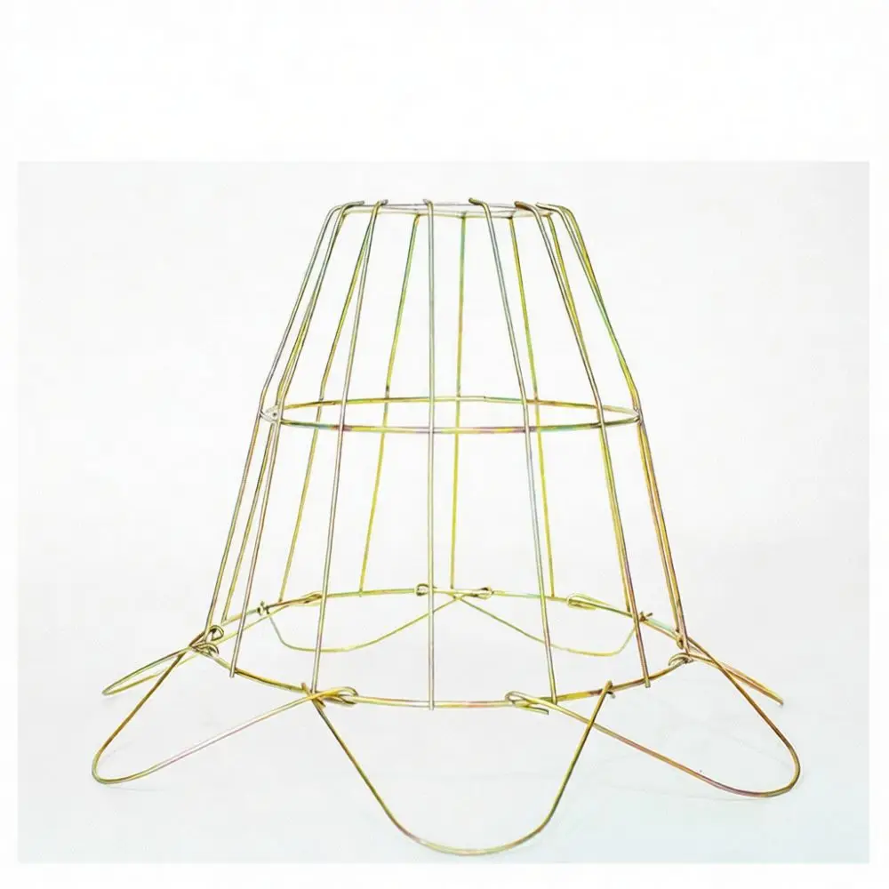 Heating Lamp Protective Guard Poultry Brooder Cage Steel Mesh Anti Scald Safety Cover Farm Pet Breeding Heat Bulb Shield