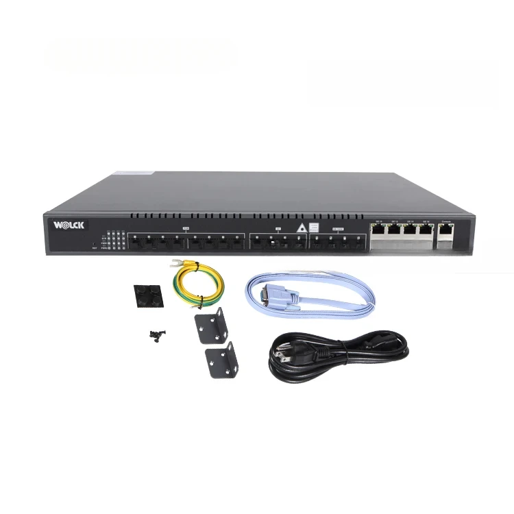 FTTH 통신 장비, 1 U 하우징, 8 포트 GEPON OLT