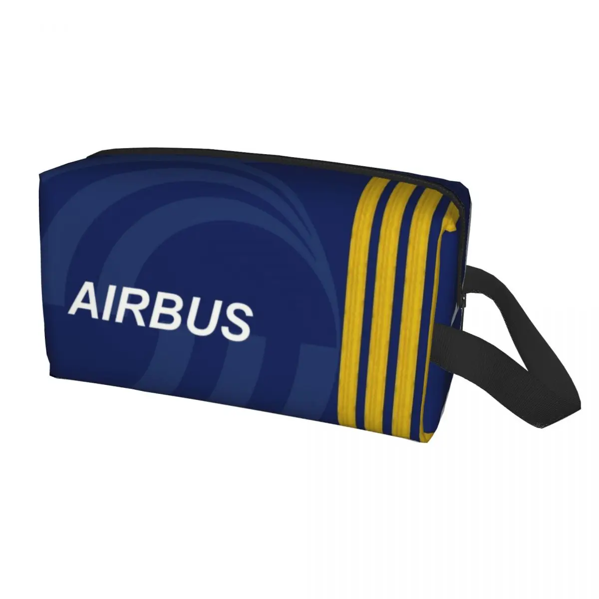 Neceser de viaje personalizado para piloto de combate Airbus, bolsa de cosméticos para maquillaje de avión de aviación, Kit Dopp de almacenamiento de belleza