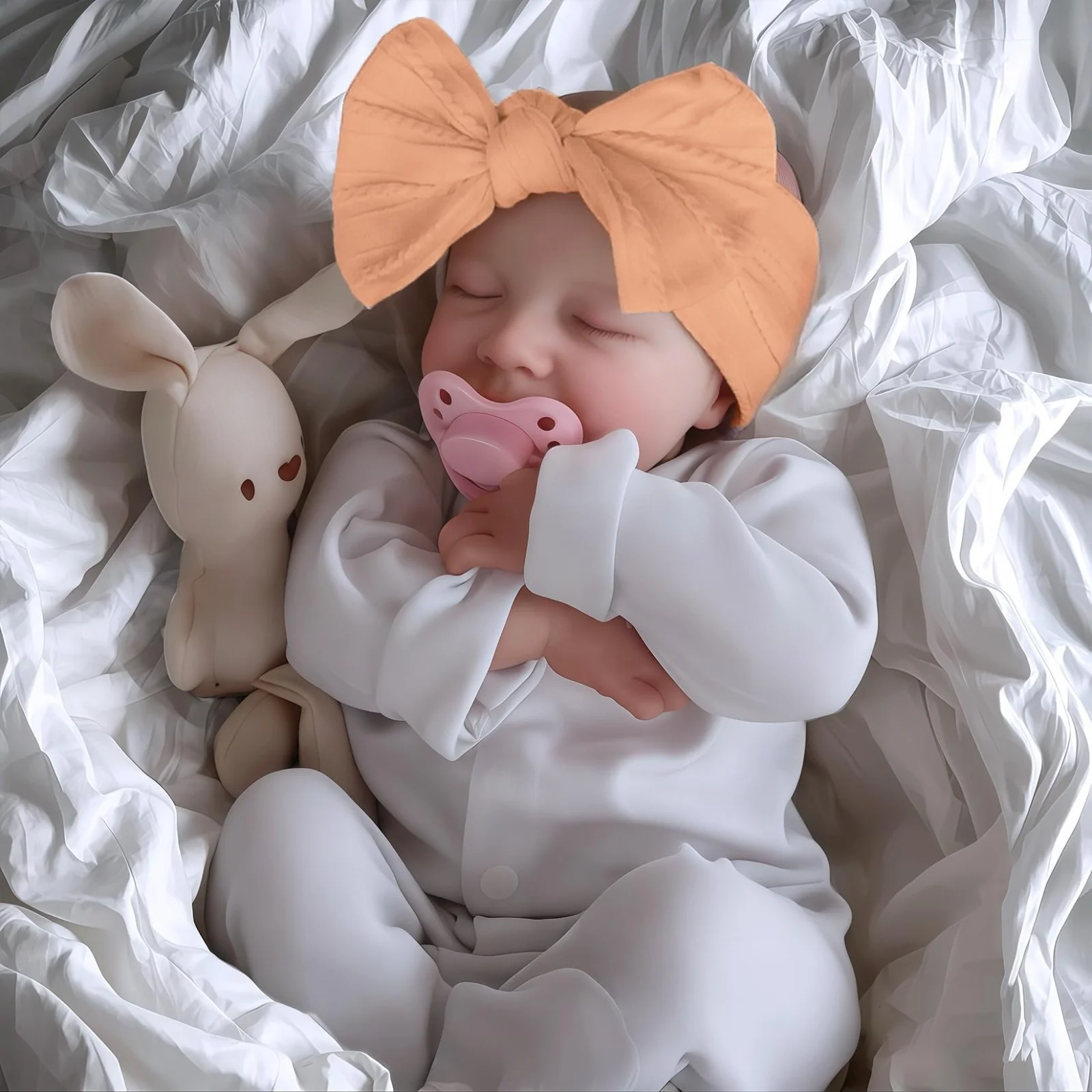 

43cm Lifelike Levi Reborn Doll - Hand Painted Sleeping Silicone Vinyl Body BeBe Doll - Birthday Gift / Christmas Gift