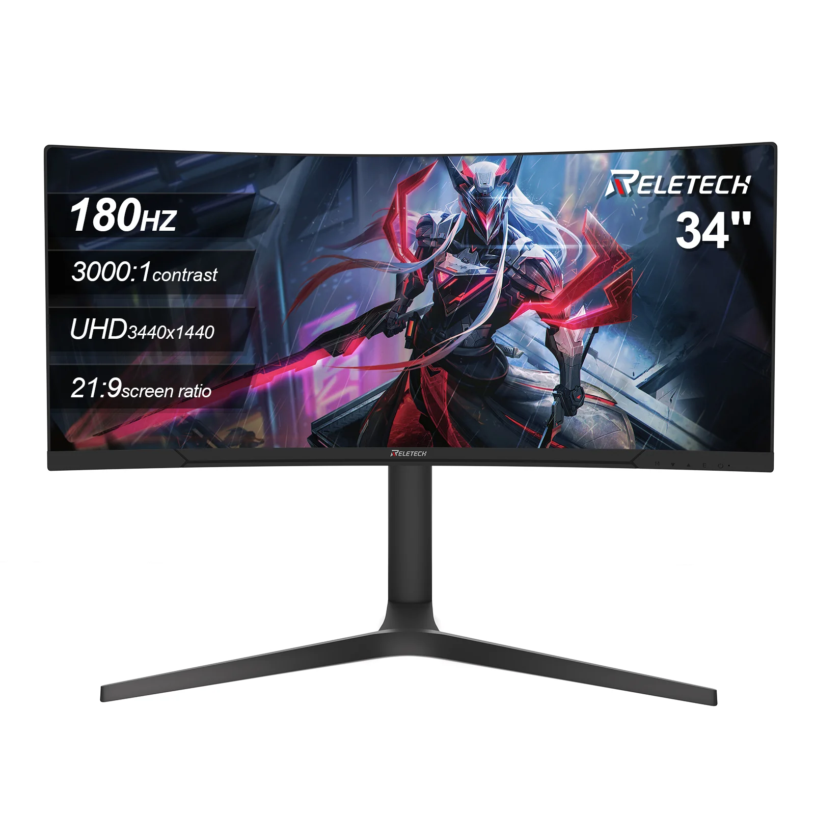 34インチ・UWQHD・180Hz】R34V Horizon 湾曲ウルトラワイドモニター