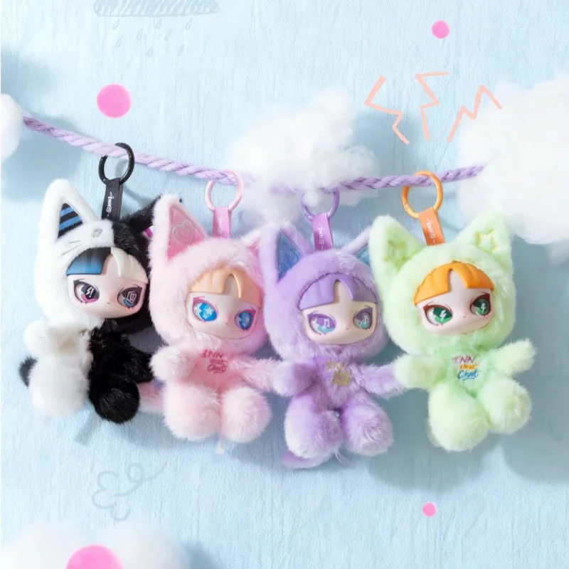 حقيقية Inns القط نزل الدردشة الخاصة بك سلسلة صندوق أعمى 15 سنتيمتر Inn عمل الشكل دمية مفاجأة حقيبة المفاتيح لطيف قلادة ديكور فتاة الهدايا