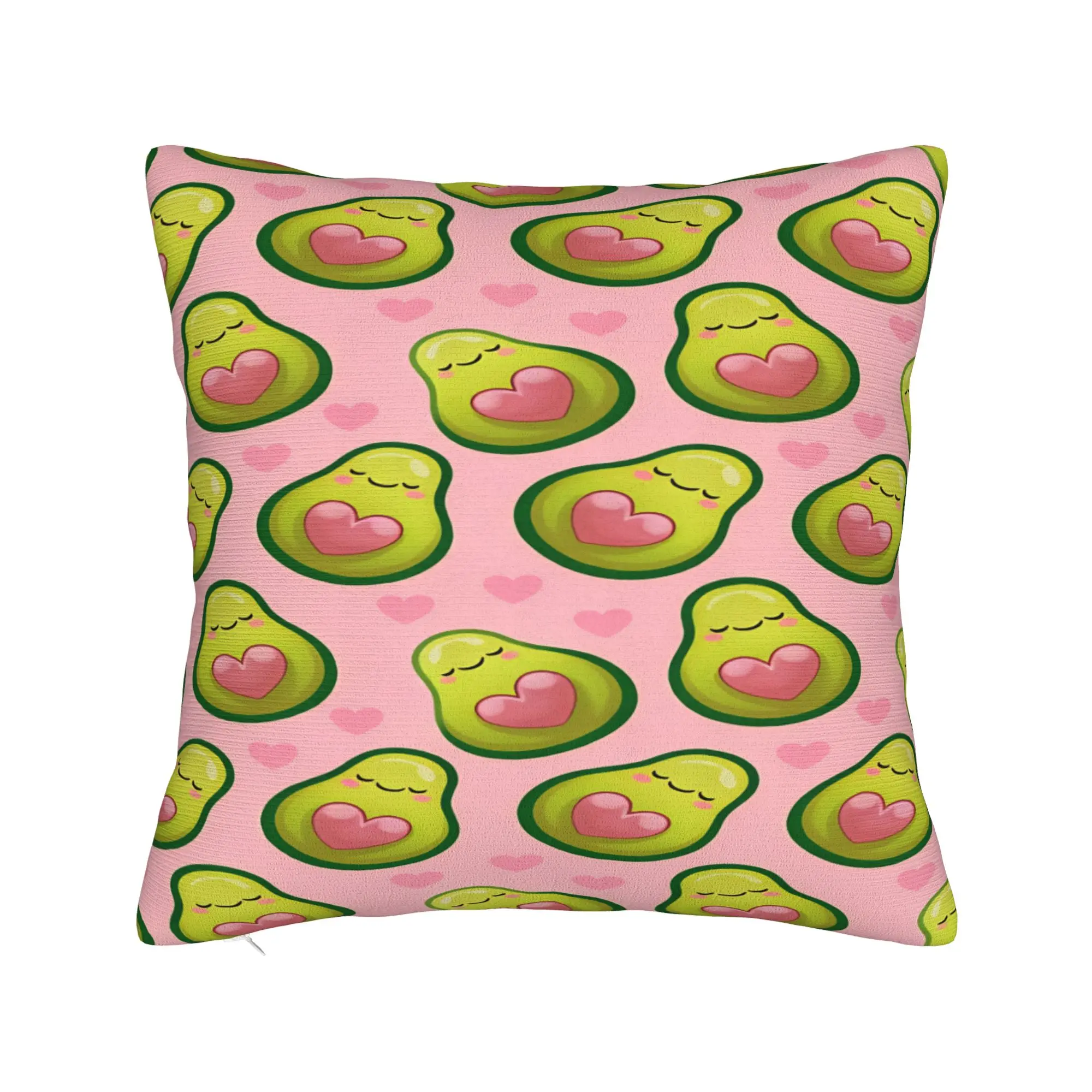 Pillow Cover cute Adorable Avocado  Funny Pillow Case For Chair Sofa Home Decor Pillowcases