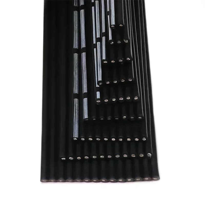 1~10m Fexible Silicone Parallel Wire 30/28/26/24/22/20AWG High Temperature Resistant 2P/3P/4P/5P/6P/8P/10P/12P/14P Copper Cable