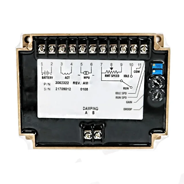 K19 QSK19 KTA19 Diesel Engine Parts Engine Speed Controller Efc Generator Control Panel 3062322 3044196 For Cummins